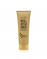Alyssa Ashley Musk Golden Glitter Hand &amp  Body Moisturiser 250 ml